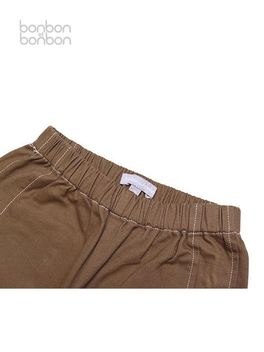 撞色压线萝卜裤 商品图3