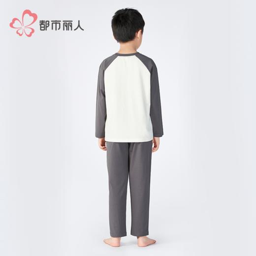 都市丽人童装正价棉质长袖套装薄单面无尘棉亲情蜜语长袖类JHH9B1 商品图2