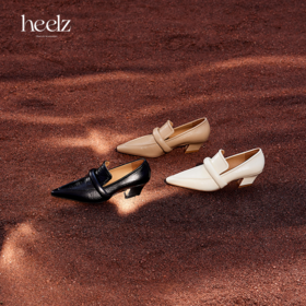 heelz设计师手工鞋履｜绵柔条带乐福鞋4.5公分