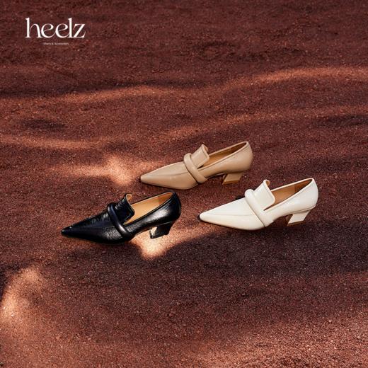 heelz设计师手工鞋履｜绵柔条带乐福鞋4.5公分 商品图0