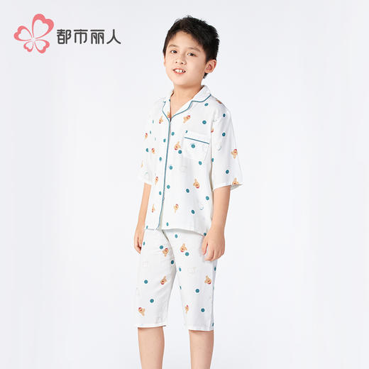 都市丽人童装梭织棉套装薄梭织人棉超值精选中袖类JHH1A1 商品图2