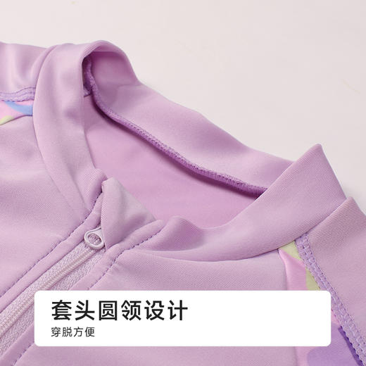 都市丽人女童连体泳衣薄半光涤泳布滨海休闲一体式泳衣JSH1A2 商品图4