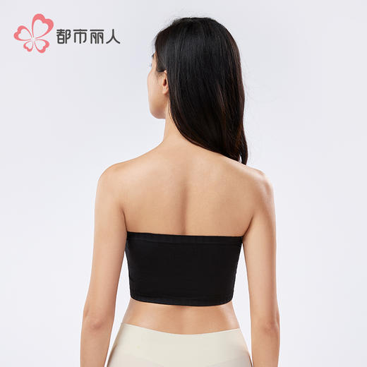 都市丽人缝一字抹胸缝基础简约抹胸LVHAA7 商品图3