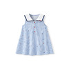 英氏女童连衣裙纯棉海军风可爱女宝宝背心裙夏季透气女童裙子 商品缩略图4