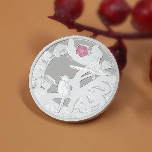 【上海造币】2025蛇年迎春贺岁足银纪念章·8克 商品图3