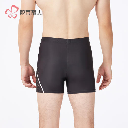 都市丽人男士泳裤薄半光涤泳布滨海休闲泳裤FSH6A3 商品图3
