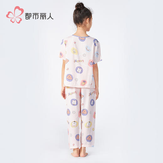 都市丽人童装梭织棉套装薄梭织人棉超值精选短袖类JHH2A2 商品图3