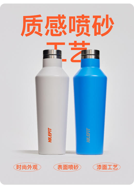 【HILEFIT】乐刻运动9周年保温杯礼盒蓝色-采购 商品图1