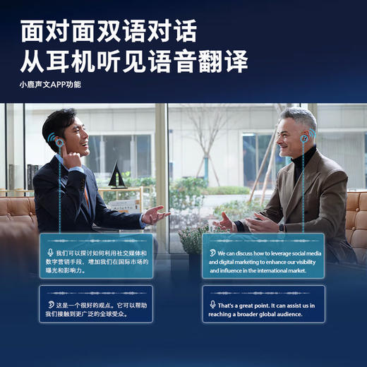 飞利浦PHILIPS【多国语言翻译】8号无线蓝牙ENC通话降噪会议耳机深度降噪 TAT5599 商品图4