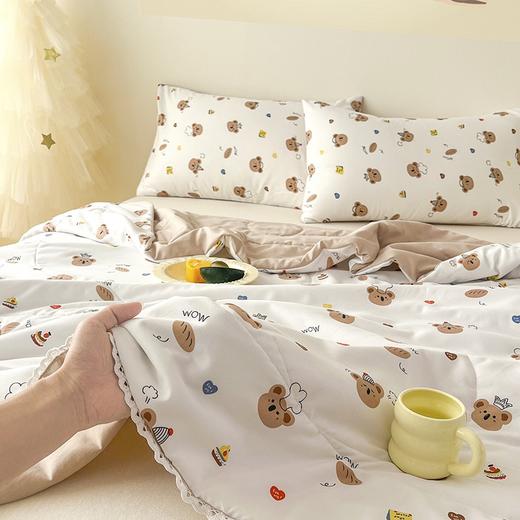 【5折伙拼】悦醒水洗超柔夏被空调被 活性印染印花夏凉被 商品图5