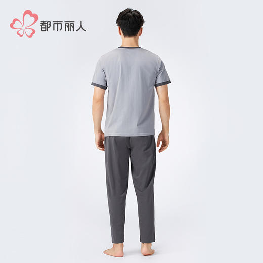 都市丽人男士棉质短袖套装薄40支TC拉架会员精选短袖类FHH2D1 商品图3