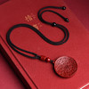 【纳福❗️朱砂山鬼花钱吊坠】朱砂蛇年本命年平安扣钥匙扣挂件 情侣挂件随身项链 情人节生日礼物手工饰品新年礼盒年货礼盒L 商品缩略图1