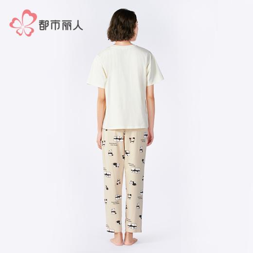 都市丽人女士棉质短袖套装薄32支纯棉单面亲情蜜语短袖类LHH9B4 商品图3