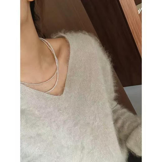 设计师款· Chic 风格 一年四季都很好搭配 纯银厚壁球+淡水极强光珍珠 商品图4