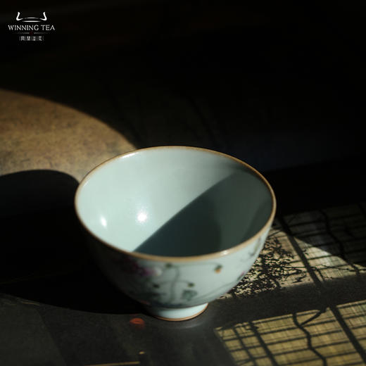 问鼎汝瓷鼎峰系列天青精工款鸿声杯（虞美人） 商品图1