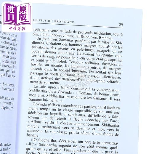 预售 【中商原版】【法文版】 黑塞 悉达多 Siddhartha 德语原版 赫尔曼 Hesse Hermann 流浪者之歌 诺奖得主 商品图2