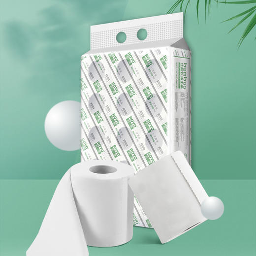 若禺有芯卷纸原生竹浆卫生纸四层加厚小卷纸15卷/提到手8提RJ003 商品图8