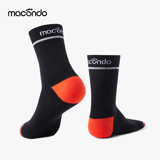 跑步进阶中筒羊毛袜  抗菌 含46.3%羊毛 立体缓冲 支撑透气 无骨缝合 商品图4