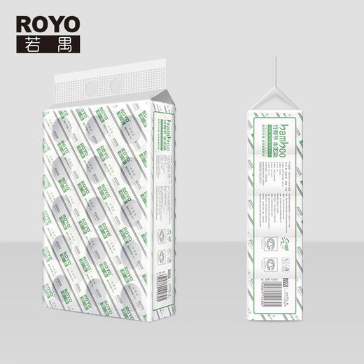 若禺有芯卷纸原生竹浆卫生纸四层加厚小卷纸15卷/提到手8提RJ003 商品图2