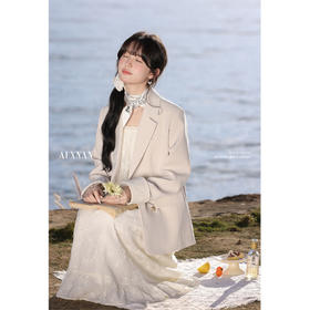 鹿向南「春日花语」气质百搭西装L529205