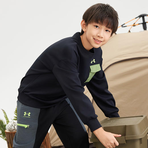 Under Armour安德玛儿童套头卫衣243103362 | 空气层面料、自然舒适 商品图2