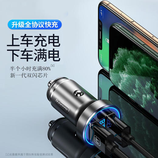 图拉斯 劲巧系列车载充电器(快充精致版) 商品图2