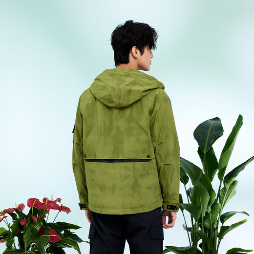 【新品上新】HX 春秋季带帽茄克衫外套脏脏扎染S105511077101 商品图6