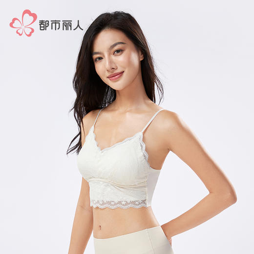 都市丽人特殊面料长抹胸蕾丝时尚美搭抹胸LVH2A5 商品图2