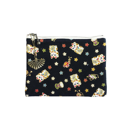 HUJI祤集Komon收纳包风の花招财猫猫 商品图2