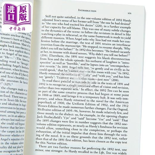 【中商原版】德伯家的苔丝 诺顿文学解读系列 Tess of the dUrbervilles 英文原版 THOMAS HARDY 托马斯哈代 经典名著 商品图2