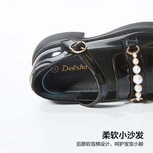 笛莎女童皮鞋儿童小公主皮鞋鞋子 商品图3