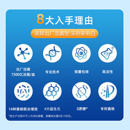 亿可达 益生菌固体饮料 4种益生元14种益生菌 多效复合 商品图1