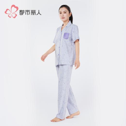 都市丽人女士棉质短袖套装薄40支TC拉架会员精选短袖类LHH1F1 商品图3