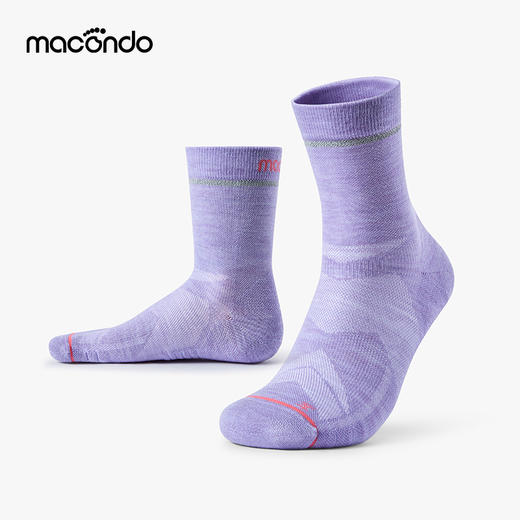 跑步进阶中筒羊毛袜  抗菌 含46.3%羊毛 立体缓冲 支撑透气 无骨缝合 商品图3