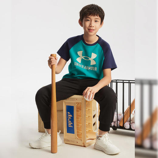 【12月-特惠福利】Under Armour安德玛儿童圆领短袖T恤241101019超低折扣 商品图4