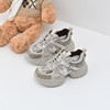 经典鲨女鞋2025年春款韩版时尚潮流网状透气平底老爹鞋休闲鞋KW387-517011 商品缩略图3