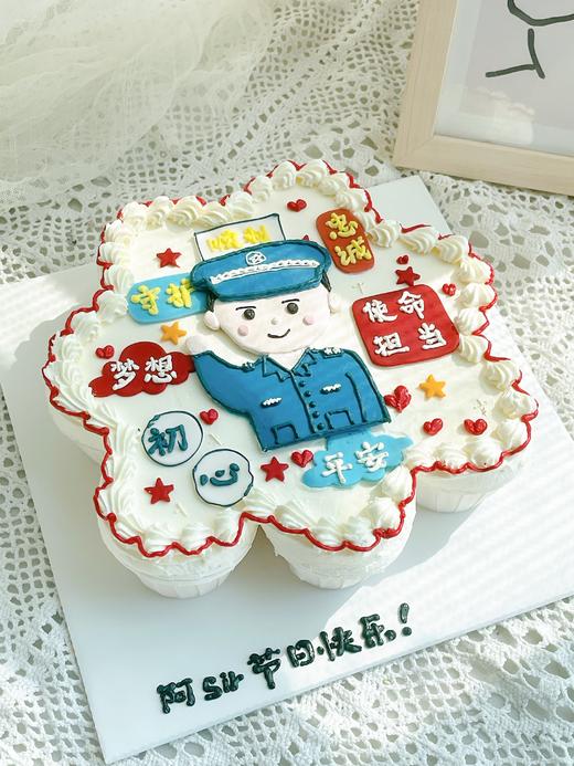 警察节纸杯蛋糕（9个纸杯） 商品图0