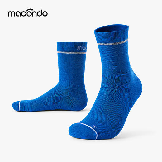 跑步进阶中筒羊毛袜  抗菌 含46.3%羊毛 立体缓冲 支撑透气 无骨缝合 商品图2