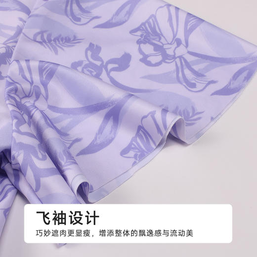 都市丽人女士连体泳衣薄半光涤泳布滨海休闲一体式泳衣LSH1A3 商品图7