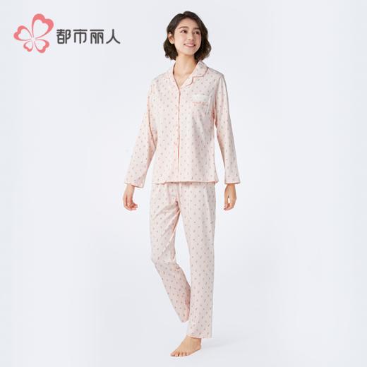 都市丽人女士特价棉质长袖套装薄32支CVC单面超值精选长袖类LHH1A2 商品图3