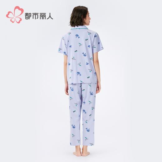 都市丽人女士棉质短袖套装薄40支TC拉架会员精选短袖类LHH1E9 商品图2