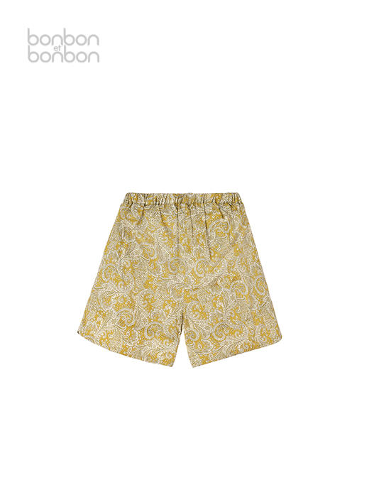 阔腿印花短裤 商品图1