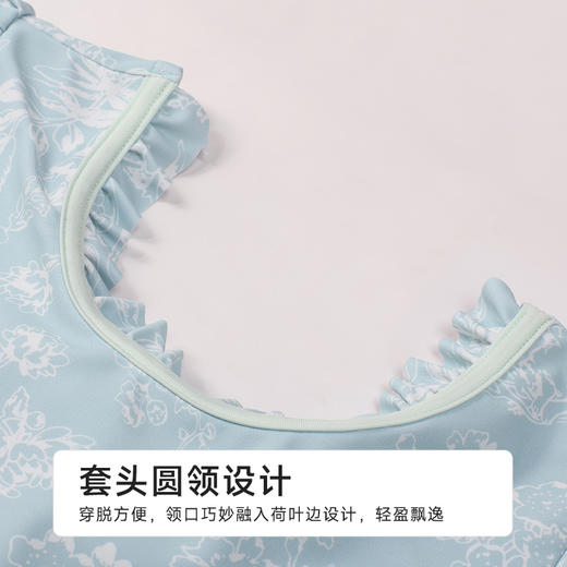 都市丽人女童连体泳衣薄半光涤泳布滨海休闲一体式泳衣JSH9A7 商品图4
