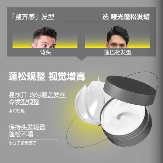 理然造型发泥发蜡 香氛塑型发泥80g柏木香+哑光蓬松发蜡80g 自然哑光 持久造型 商品图1