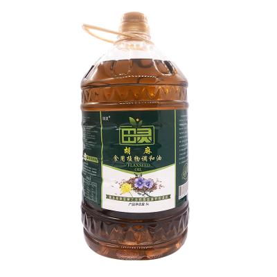 莲到家胡麻食用植物调和油5L