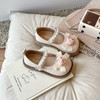 【春季新款！轻盈透气，舒适防滑】儿童小皮鞋 春新款花朵百搭公主单鞋 洋气女娃娃 可穿珍珠花朵公主鞋-QQ 商品缩略图0