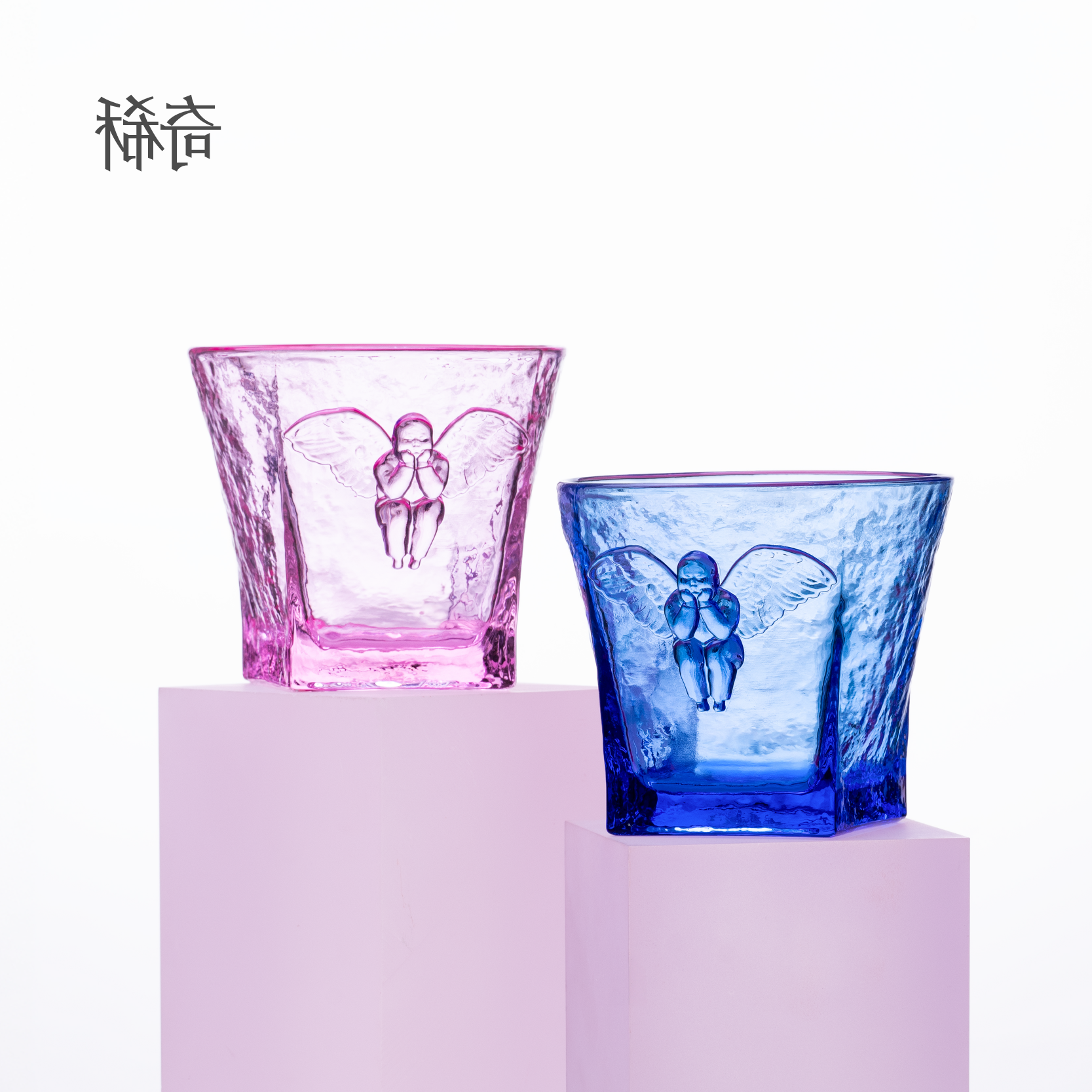 稀奇艺术戴昆《华彩杯》彩虹天使天使威士忌酒水杯子圣诞新年礼物