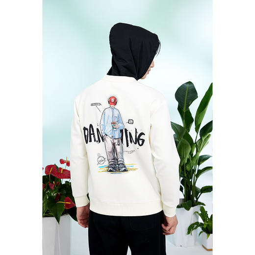 【断码清仓】HX 春季圆领卫衣情侣款C106510023101 商品图4