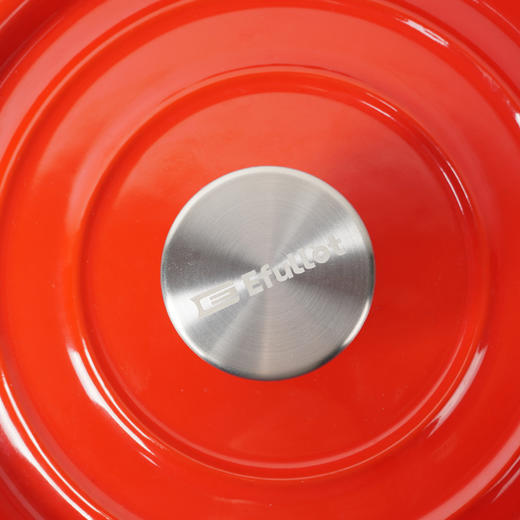 伊弗勒（EFULLOT）EFFE-S309 珐琅铸铁炖锅 红色22cm 商品图3