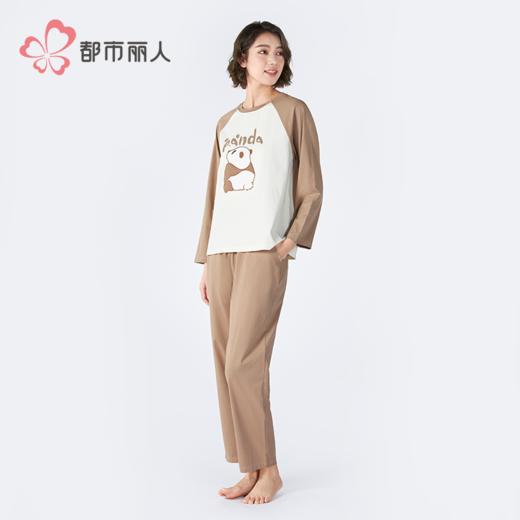 都市丽人女士无尘棉长袖套装薄单面无尘棉亲情蜜语长袖类LHH9B1 商品图4